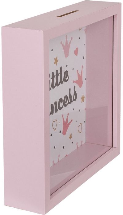 Medinė taupyklė PRINCESS, 20x20 cm