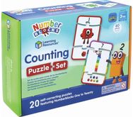 Mokomoji dėlionė skaičiavimui LR Numberblocks Counting