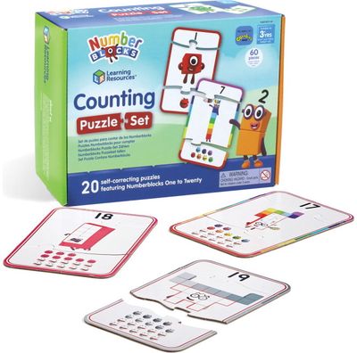 Mokomoji dėlionė skaičiavimui LR Numberblocks Counting
