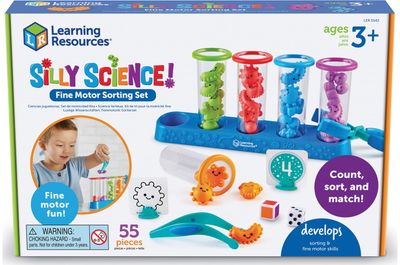 Rūšiavimo ir motorikos žaidimas LR Silly Science Fine Motor Sorting Set