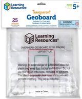 Lavinamasis žaidimas LR Pin Transparent Geoboard