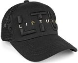 Juoda kepurė su tinkleliu ROBIN - RUTH LTU Lietuva (vienas dydis)