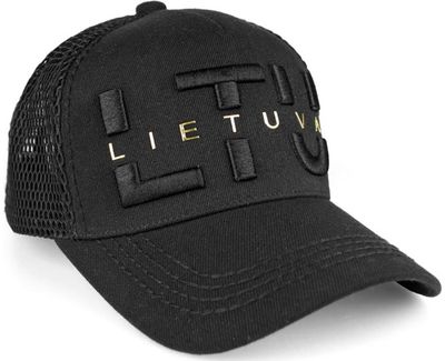 Juoda kepurė su tinkleliu ROBIN - RUTH LTU Lietuva (vienas dydis)