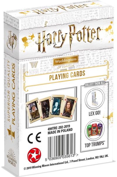 Žaidimo kortos Waddingtons Harry Potter