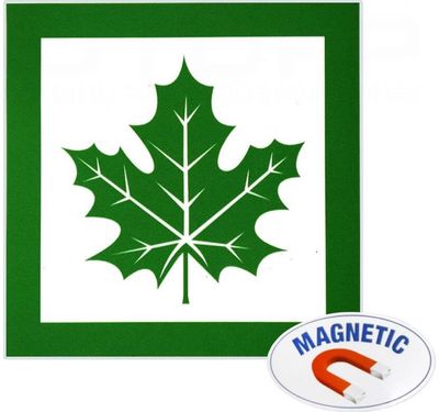 Magnetinis lipdukas " Klevo lapas "