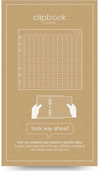 Classic Per Clipbook refill Year planner