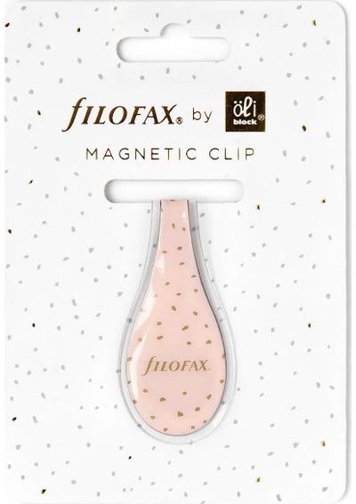 Filofax by OliBlock - Confetti Large OliClip in Rose Quartz