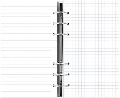 Filofax Classic Pastels A5 clipbook white