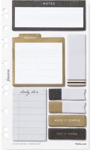 Priedai FILOFAX užrašinėms: lipnūs lapeliai, Moonlight