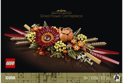 LEGO Icons Džiovintų gėlių puošmena 10314