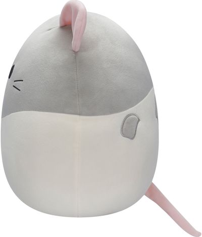 Pliušinis žaislas SQUISHMALLOWS Grey & White Rat 30 cm, W14