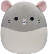 Pliušinis žaislas SQUISHMALLOWS Grey & White Rat 30 cm, W14