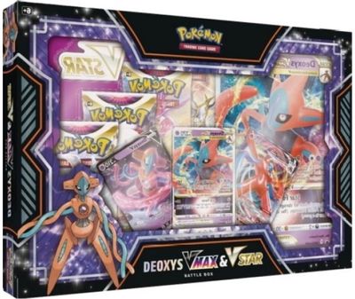 Pokemon kortelių rinkinys TCG Battle Deck Deoxys VMax And VStar įv. Rūšys