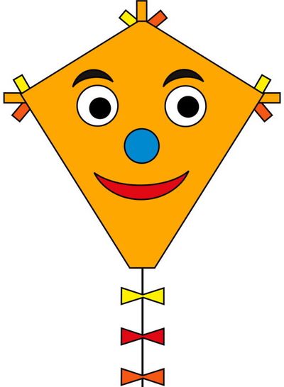 Aitvaras ECOLINE: Eddy Happy Face 50cm