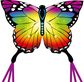Aitvaras ECOLINE: Butterfly Kite Rainbow - spalvotas drugelis