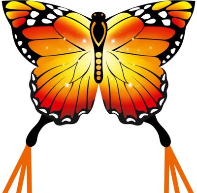 Aitvaras ECOLINE: Butterfly Kite Monarch - drugelis monarchas