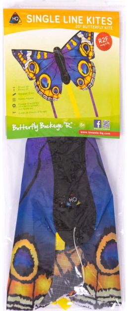 Aitvaras HQ Butterfly Kite Buckeye R - melsvas drugys
