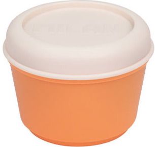 Priešpiečių indelis MILAN ROUND ORANGE/BEIGE, 250 ml