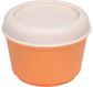 Priešpiečių indelis MILAN ROUND ORANGE/BEIGE, 250 ml