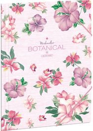 Aplankas kartoninis BOTANIC MALLOW su guma, A4