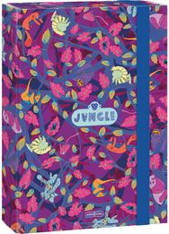 Dėklas sąsiuviniams JUNGLE 5259 su guma, A4