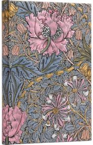 Morris Pink Honeysuckle (William Morris) Midi Unlined Hardcover Journal