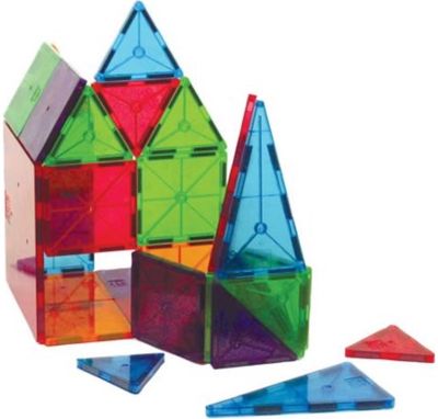 Magnetinis konstruktorius MAGNA TILES SPALVOS, 100 det.