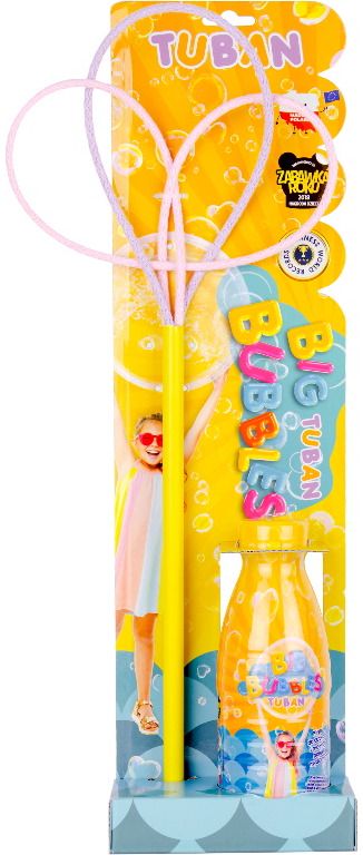 Muilo burbulų pūtimo rinkinys TUBAN ring Multi Butterfly + 400 ml SET