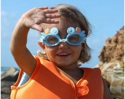 Vaikiški plaukimo akinukai SUNNYLIFE Sonny the Sea Creature Blue