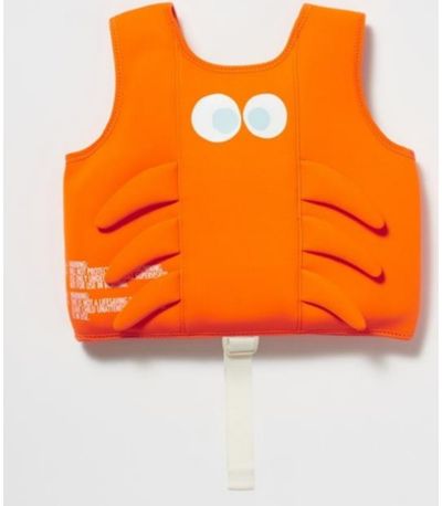 Plaukimo liemenė SUNNYLIFE 2-3 EU Sonny the Sea Creature Neon Orange (max. 18 kg .)