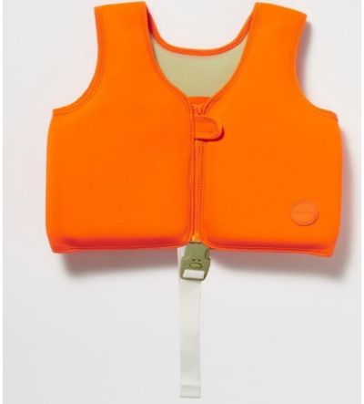 Plaukimo liemenė SUNNYLIFE 2-3 EU Sonny the Sea Creature Neon Orange (max. 18 kg .)
