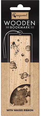 Medinis skirtukas KOSMONAUTAS, 4,5x14,5 cm