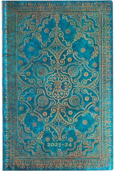 Darbo knyga PAPERBLANKS 18mėn. 2023 liepa - 2024 gruod. Azure MAXI,VER, flexi