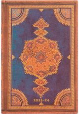 Darbo knyga PAPERBLANKS 18mėn. 2023 liepa - 2024 gruod. Safavid Indigo MINI, HO R