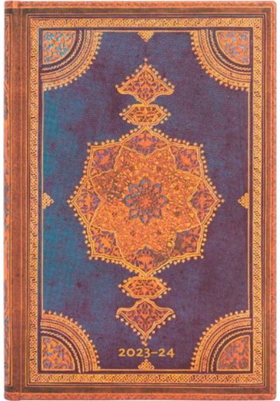 Darbo knyga PAPERBLANKS 18mėn. 2023 liepa - 2024 gruod. Safavid Indigo MINI, HO R