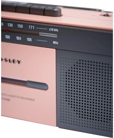 Radio imtuvas su kasečių grotuvu ir bluetooth CROSLEY Cassette Player Pink