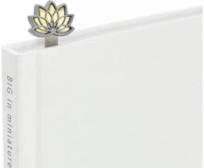 Nerūdijančio plieno knygos skirtukas LOTUSO ŽIEDAS