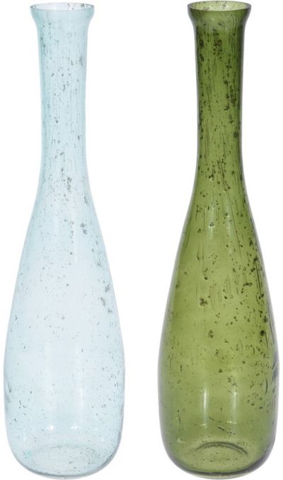 Stiklinė vaza BOTTLE, įv.rūšys, 39 cm