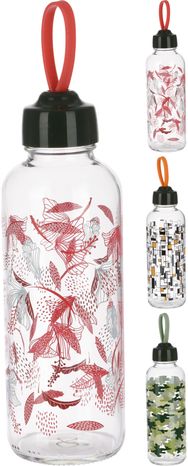 Stiklinė gertuvė GLASS MIX, įv. rūšys, 450 ml