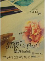 Akvarelinis bloknotas SM-LT Start, A3, 240 gsm, 20 l.