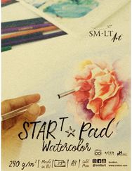 Akvarelinis bloknotas SM-LT Start, A4, 240 gsm, 20 l.