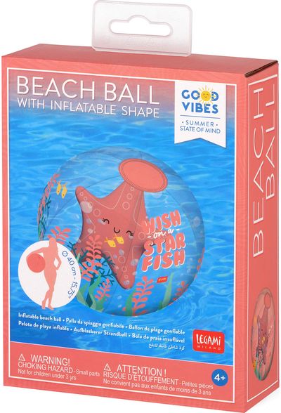 Pripučiamas kamuolys LEGAMI STARFISH 40 cm.