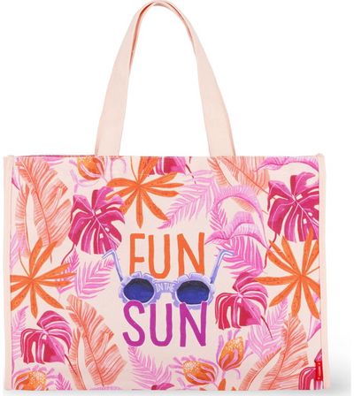 Paplūdimio krepšys TROPICAL, 35x47 cm