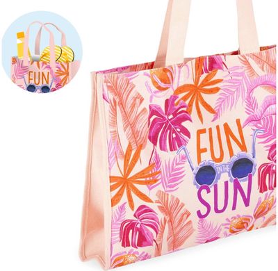 Paplūdimio krepšys TROPICAL, 35x47 cm