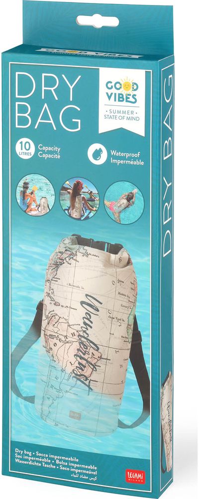 Krepšys atsparus vandeniui Legami TRAVEL, 10 litrų