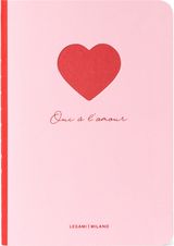 Užrašinė Legami HEART, A6, 100 g, 80 l., linijomis