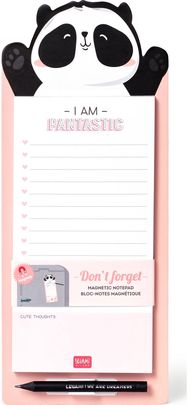 Magnetinis bloknotas DON'T FORGET su pieštuku, Panda