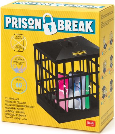Užrakinama dėžė telefonams sudėti su laikmačiu PRISON BREAK