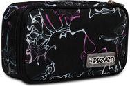 Penalas-dėžutė Seven Quick Case BLACK-PURPLE, RPET, XL, užpildytas