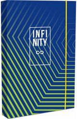 Dėklas sąsiuviniams Lastva INFINITY su guma, A4, 2 cm